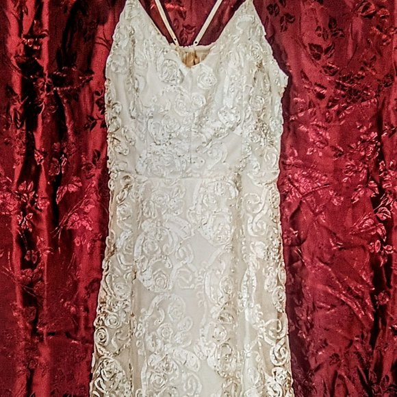 Winter White Lace Formal - Picture 12 of 12